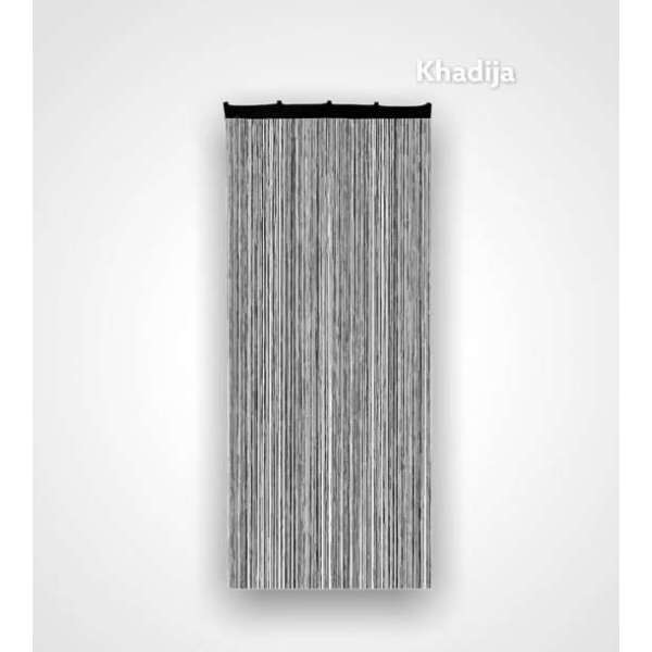 Deurgordijn spaghetti - vliegengordijn - zwart - 90 x 200 cm Deurgordijn spaghetti - vliegengordijn - zwart - 90 x 200 cm