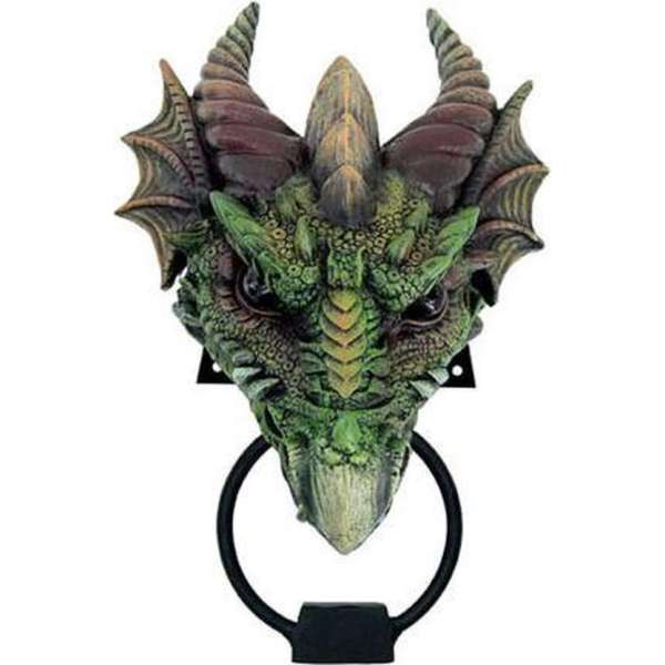 Deurklopper Groene Draak- Salem's Fantasy Gifts Deurklopper Groene Draak- Salem's Fantasy Gifts