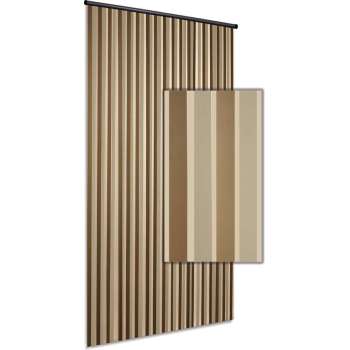 Vliegengordijn/deurgordijn Linten High Quality - goud/creme 90x220cm