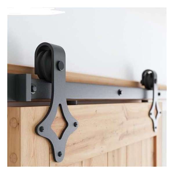 Barnwood Originals-Industrieel-schuifdeursysteem-Ruit inclusief Softclose systeem Barnwood Originals-Industrieel-schuifdeursysteem-Ruit inclusief Softclose systeem