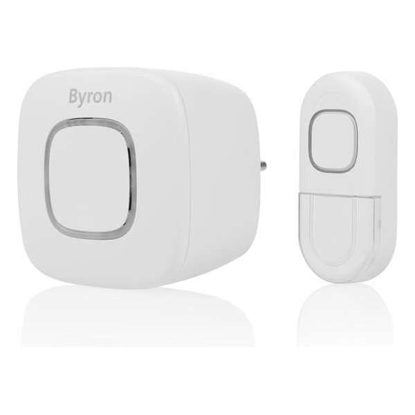 Byron DBY-24722 Draadloze deurbelset – 8 digitale melodieën – Multi LED licht Byron DBY-24722 Draadloze deurbelset – 8 digitale melodieën – Multi LED licht