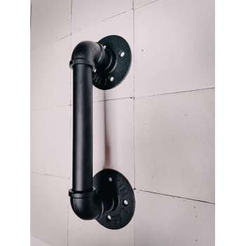 Handgreep zwart - deurgreep zwart - schuifdeur - badkamer-douche - toilet - serie 12