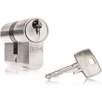 DOM Deurcilinder Plura 333 SKG** 30,5/35,5mm (1 zijde 5mm verlengd).