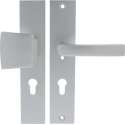 Starx Veiligheidsbeslag – Deurbeslag – Duwer /Kruk – Langschild – Aluminium – PC72 mm