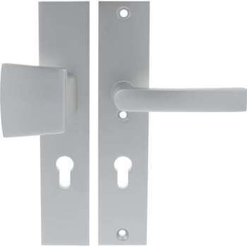 Starx Veiligheidsbeslag – Deurbeslag – Duwer /Kruk – Langschild – Aluminium – PC72 mm