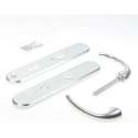 HOPPE Kruk/kruk schild, aluminium 1710/3235/3234, PC 72, F1