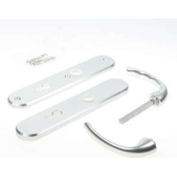 HOPPE Kruk/kruk schild, aluminium 1710/3235/3234, PC 72, F1