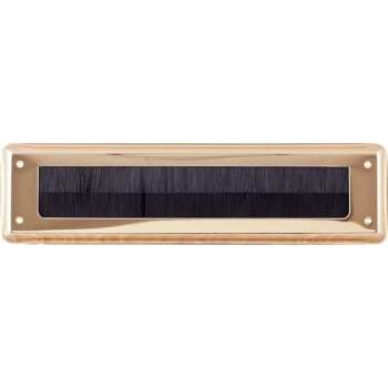 Binnen briefplaat messing kleur