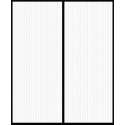 O'DADDY Vliegengordijn deur magnetisch - dubbele deur - 184x230 - zwart