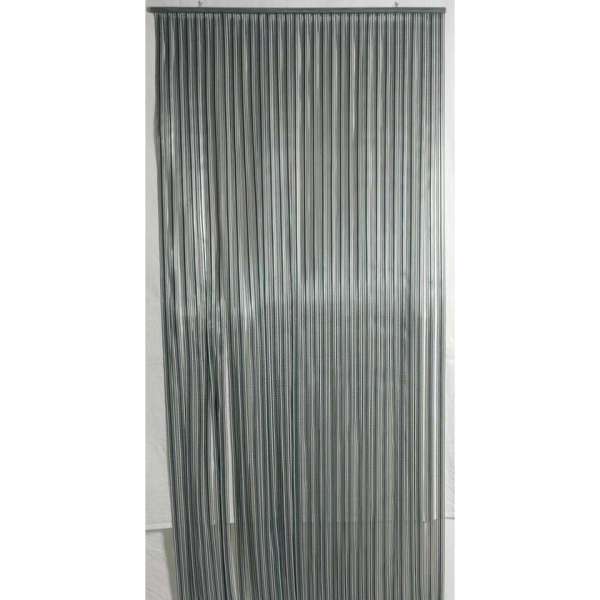 Deurgordijn PVC Tris - 90x220 cm - Antraciet/Grijs Deurgordijn PVC Tris - 90x220 cm - Antraciet/Grijs