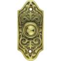Huisbel knop beldrukker authentiek messing Hoym - 80 mm