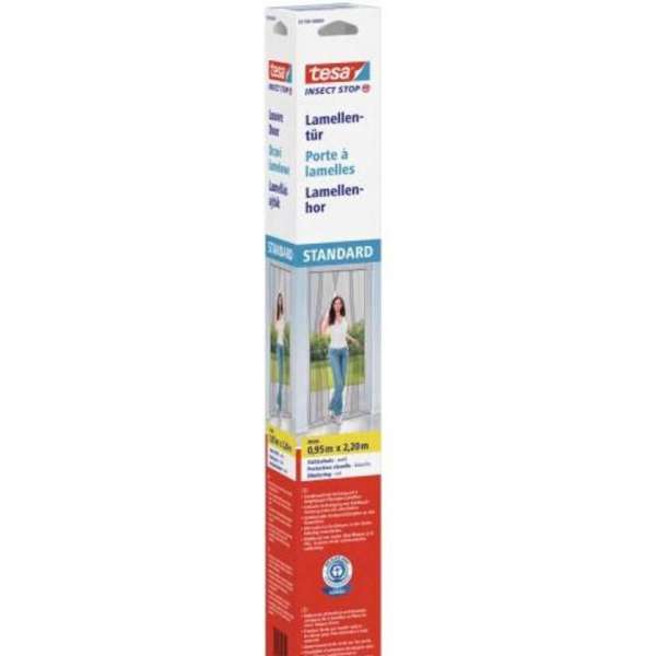 Tesa - Lamellenhor voor deuren (met magneet) - 95x220 cm - Wit Tesa - Lamellenhor voor deuren (met magneet) - 95x220 cm - Wit