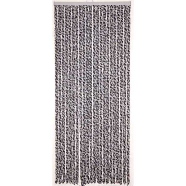 Vliegengordijn 90 x 220 cm - Antraciet/Wit Vliegengordijn 90 x 220 cm - Antraciet/Wit