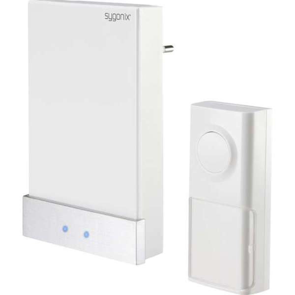 Sygonix 1417379 Complete set voor Draadloze deurbel Batterijloos Sygonix 1417379 Complete set voor Draadloze deurbel Batterijloos