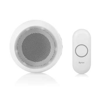 Byron DBY-23512 Draadloze deurbel – Plug-in set – Dempfunctie en visueel signaal