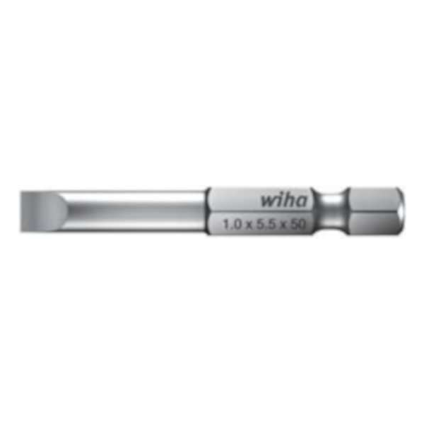 Wiha Bit Professional Sleufkop 1/4" 3,0 X 70 Mm Staal Zilver Wiha Bit Professional Sleufkop 1/4" 3,0 X 70 Mm Staal Zilver
