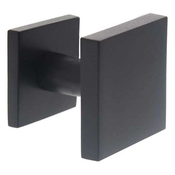 Intersteel Voordeurknop vast verkropt vierkant mat zwart Intersteel Voordeurknop vast verkropt vierkant mat zwart