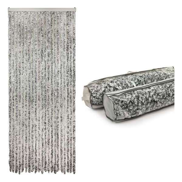 MaxxHome Kattenstaart Vliegengordijn - Deurgordijn - 100x230cm - Grijs MaxxHome Kattenstaart Vliegengordijn - Deurgordijn - 100x230cm - Grijs
