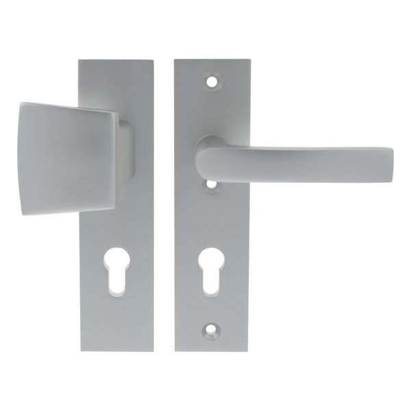 Starx Veiligheidsbeslag – Deurbeslag – Duwer/Kruk – Kortschild – Aluminium – PC72 mm Starx Veiligheidsbeslag – Deurbeslag – Duwer/Kruk – Kortschild – Aluminium – PC72 mm