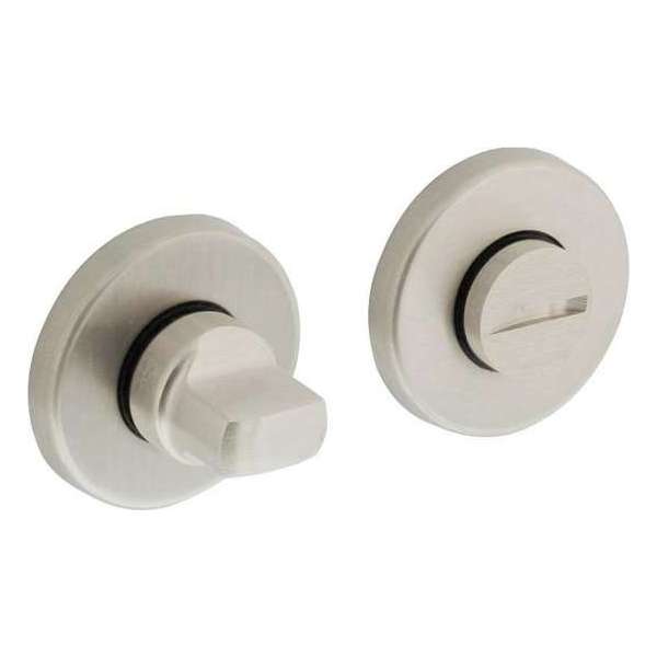 Intersteel Rozet ø49x7mm toilet-/badkamersluiting nikkel mat Intersteel Rozet ø49x7mm toilet-/badkamersluiting nikkel mat