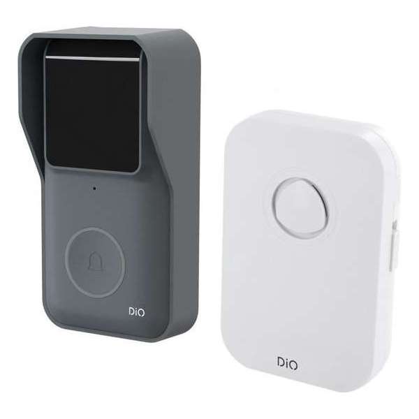 DiO DIOBELL-B01 –100% draadloze Slimme deurbel met ontvanger - Wifi + 433,92Mhz DiO 1.0 - Zonder camera DiO DIOBELL-B01 –100% draadloze Slimme deurbel met ontvanger - Wifi + 433,92Mhz DiO 1.0 - Zonder camera