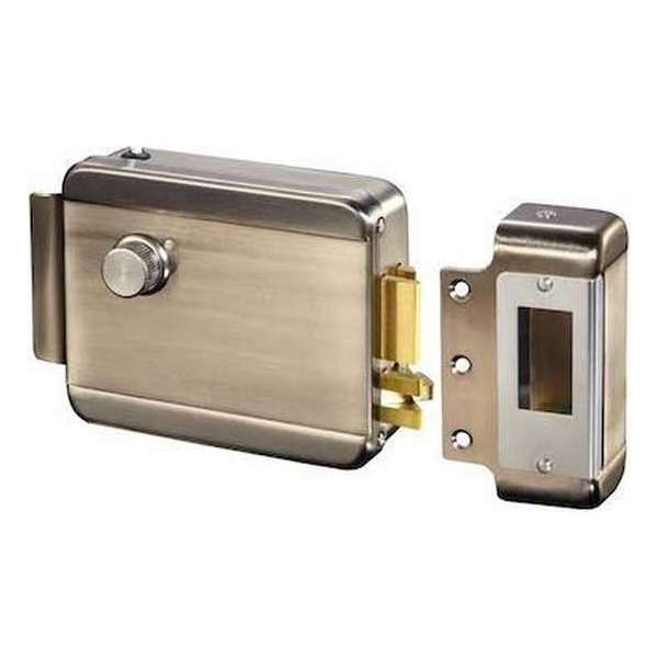 YLI ABK-702A-L elektrisch oplegslot met draaiknop voor naar links opende deur YLI ABK-702A-L elektrisch oplegslot met draaiknop voor naar links opende deur