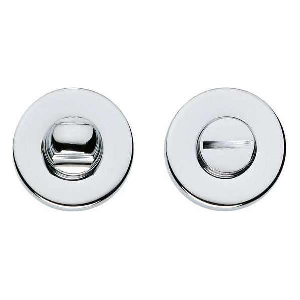 Intersteel Rozet toilet-/badkamersluiting rond chroom Intersteel Rozet toilet-/badkamersluiting rond chroom