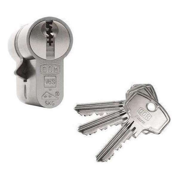 DOM Deurcilinder Plura 333 SKG** 40,5/40,5mm (2-zijdig verlengd, 10/10mm). DOM Deurcilinder Plura 333 SKG** 40,5/40,5mm (2-zijdig verlengd, 10/10mm).