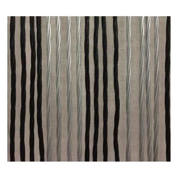 Wicotex Victoria - Vliegengordijn - 100x240 cm - Zwart/Zilver Wicotex Victoria - Vliegengordijn - 100x240 cm - Zwart/Zilver