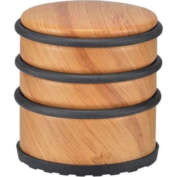 4x Bamboe deurstopper 7 cm - Huishouden deurstoppers/deurwiggen - hout/metaal 4x Bamboe deurstopper 7 cm - Huishouden deurstoppers/deurwiggen - hout/metaal
