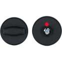 VEILIG rozet toilet-/badkamersluiting 55mm zwart