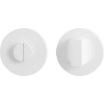 GPF Toiletgarnituur rond 50x8mm stift 8mm grote knop wit