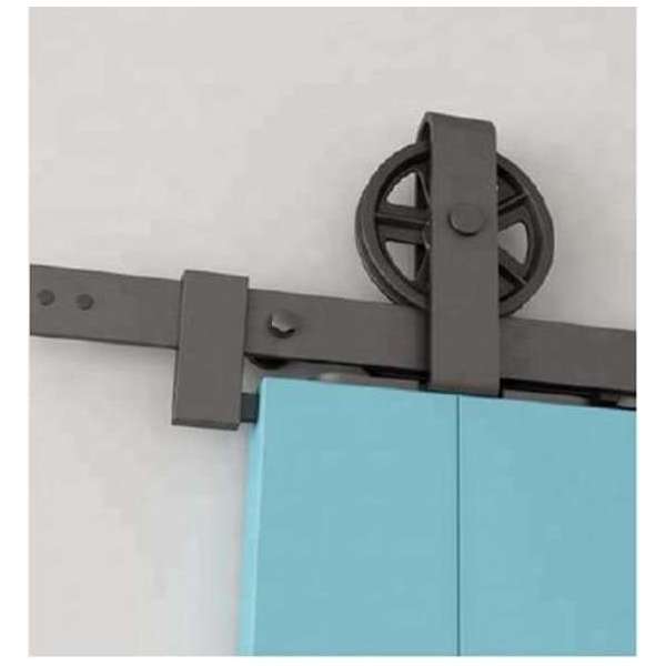 Wood & Steel ® schuifdeursysteem spaakwiel top montage complete set voor uw schuifdeur/barndoor Wood & Steel ® schuifdeursysteem spaakwiel top montage complete set voor uw schuifdeur/barndoor