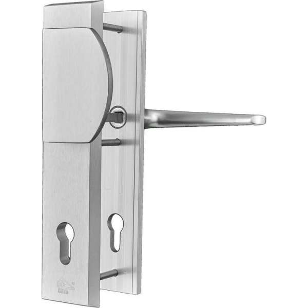 Besa Veiligheidsbeslag 92 greep-kruk zonder kernbescherming Zilver SKG*** Besa Veiligheidsbeslag 92 greep-kruk zonder kernbescherming Zilver SKG***