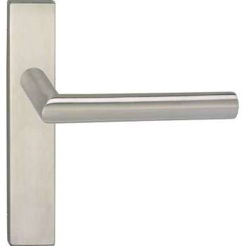 Impresso Harrow Deurklink – Deurbeslag – Vierkant – Deurschild – Zilver