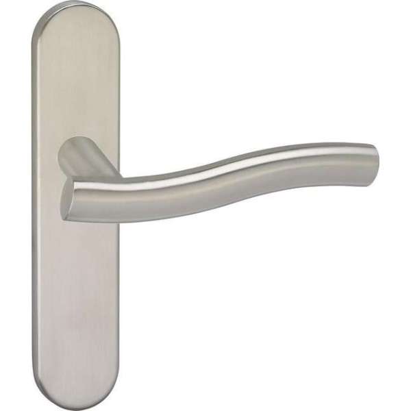 Impresso Chester Deurklink – Deurbeslag – Ovaal – Deurschild – Zilver Impresso Chester Deurklink – Deurbeslag – Ovaal – Deurschild – Zilver