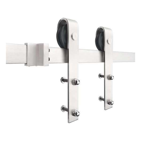 Barnwood Originals Recht RVS - Schuifdeursysteem-200cm Barnwood Originals Recht RVS - Schuifdeursysteem-200cm