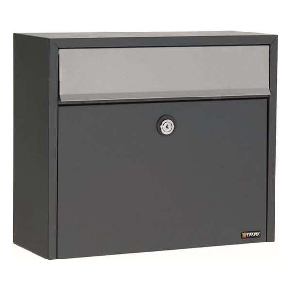 Ivana Postkast 330 - Antraciet - RAL 7024 - 330x390x150mm Ivana Postkast 330 - Antraciet - RAL 7024 - 330x390x150mm