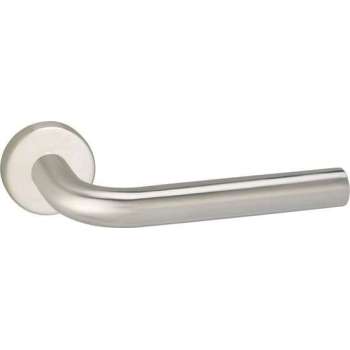 Impresso Dursley Deurklink – Deurbeslag – Rond – Rozet – Zilver