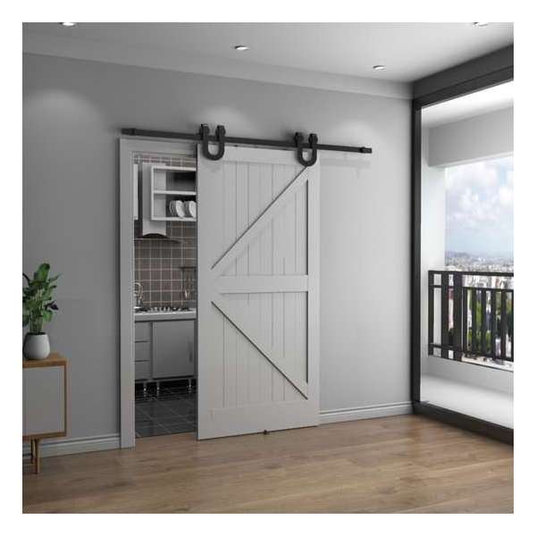 Barnwood Originals - schuifdeursysteem - Hoefijzer inclusief Softclose systeem Barnwood Originals - schuifdeursysteem - Hoefijzer inclusief Softclose systeem