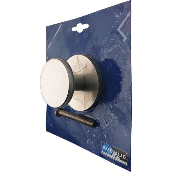 AVENUE voordeurknop met schild rond Ø 60 mm | ALUMINIUM AVENUE voordeurknop met schild rond Ø 60 mm | ALUMINIUM