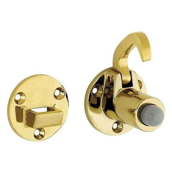 Deurvastzetter Elegant messing ongelakt Deurvastzetter Elegant messing ongelakt