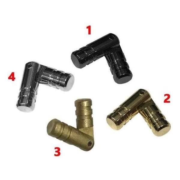 Set van 40 verborgen scharniertjes 5x25 mm, brons Set van 40 verborgen scharniertjes 5x25 mm, brons