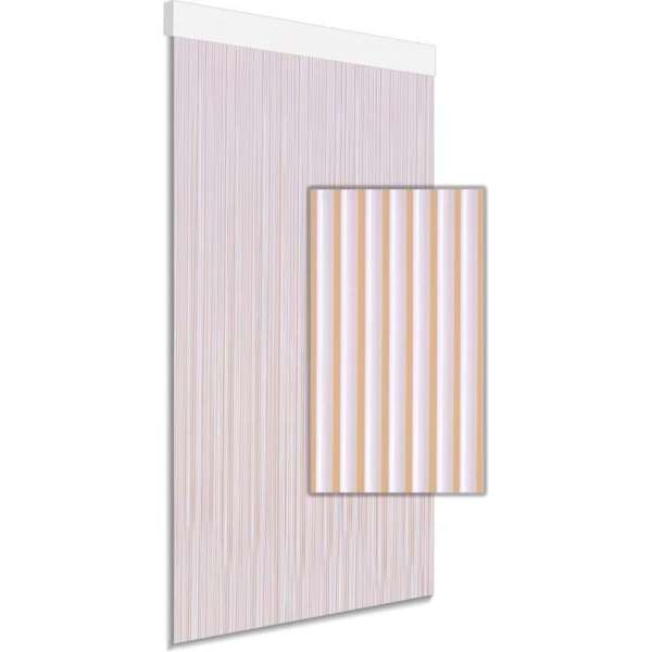 DEGOR Vliegengordijn Franje Wit 90x210 DEGOR Vliegengordijn Franje Wit 90x210