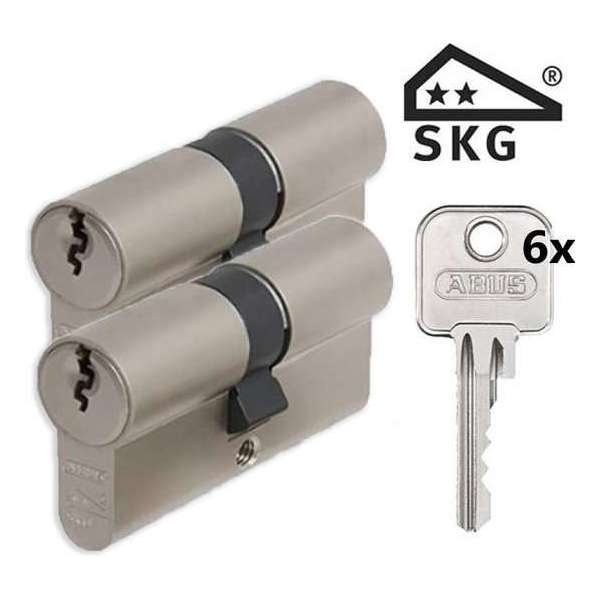 Abus E60 SKG2 - cilindersloten - 2 stuks gelijksluitend - 30/30 Abus E60 SKG2 - cilindersloten - 2 stuks gelijksluitend - 30/30