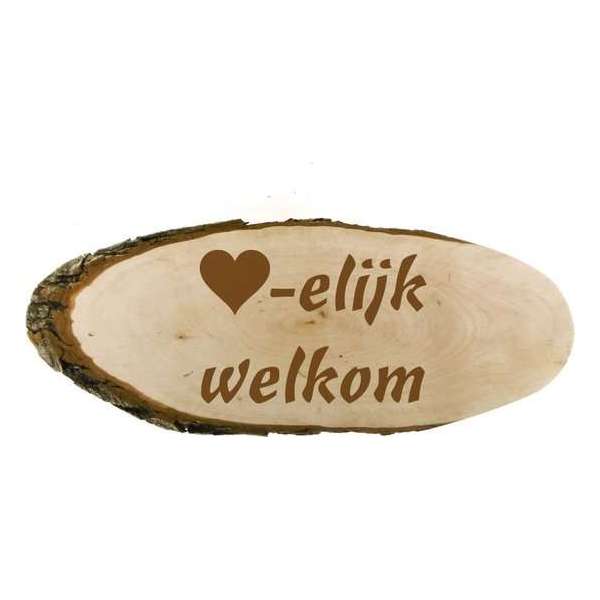 Houten naambord | naambordje voordeur hout| Duurzame naambord hout 14 t/m 16 x 8 cm Houten naambord | naambordje voordeur hout| Duurzame naambord hout 14 t/m 16 x 8 cm