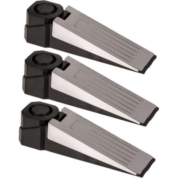 5x stuks anti inbraak deurstoppers / deurwiggen met alarm - Beveiligingssysteem 5x stuks anti inbraak deurstoppers / deurwiggen met alarm - Beveiligingssysteem