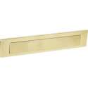 Intersteel Brievenbus met klep messing gelakt