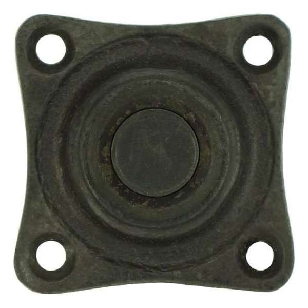 Deurbel beldrukker knop opbouw vierkant ruw ijzer Solms - 38 mm Deurbel beldrukker knop opbouw vierkant ruw ijzer Solms - 38 mm