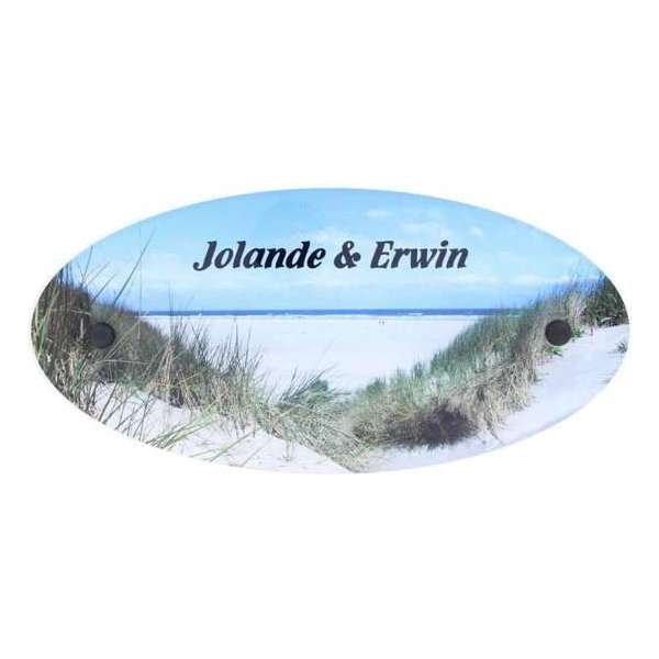 Plexiglas naambord 290 x 140 mm Plexiglas naambord 290 x 140 mm